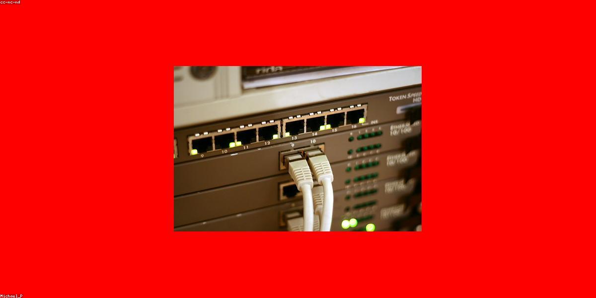 Network cable installation office